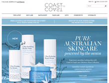 Tablet Screenshot of coasttocoastaustralia.com.au